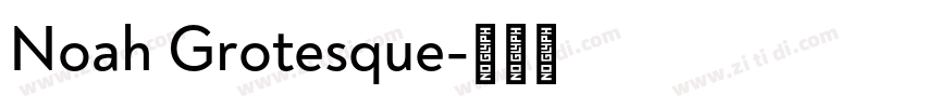 Noah Grotesque字体转换